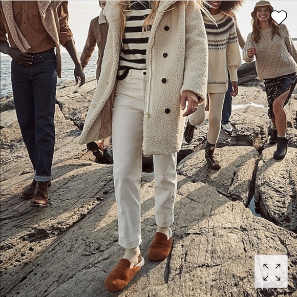 J.Crew Pacific sherpa-lined suede clogs - Picture 2 of 4